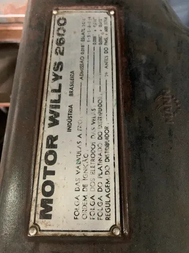 Willys Overland Jeep 2.6 12V Gasolina 2P 1964