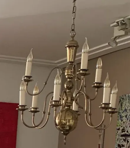 Lustre Dourado estilo Holandes