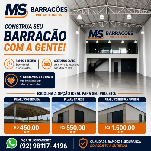 Barracões Pré-Moldados