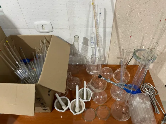 Kit científico profissional