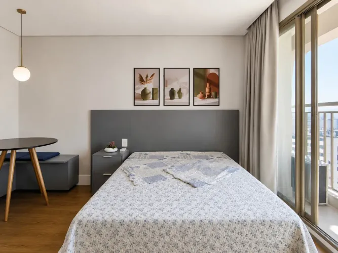 Studio para locação em Perdizes com 1 quarto, sendo 1 suíte, 24m²