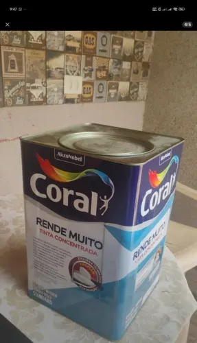 TINTA CORAL ACRÍLICO AZUL NOBRE 18 LITROS