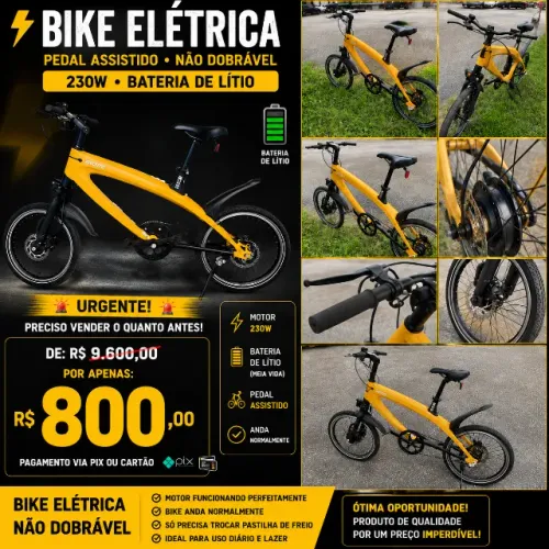 Bike Elétrica e-Mobi E-Cannadá