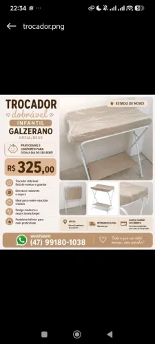 Trocador Galzerano Unissex