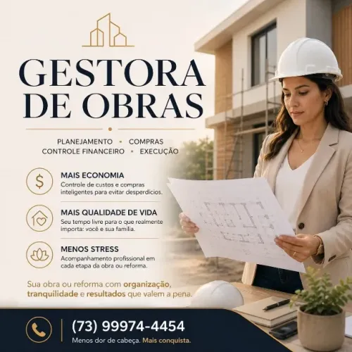 EU POSSO GERENCIAR SUA OBRA