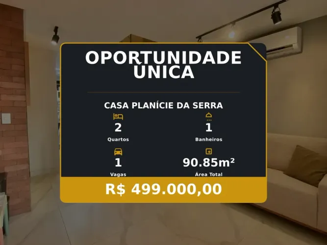 Seu novo lar em Planície da Serra - Casa reformada com varanda e vaga coberta!