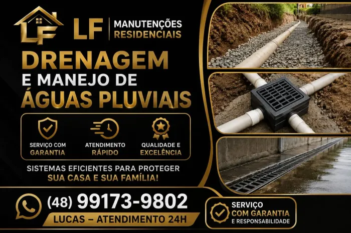 DRENAGEM E MANEJO DE ÁGUAS PLUVIAIS