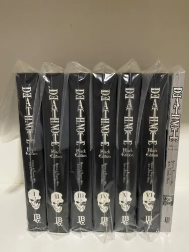 Coleção de Mangás Death Note Black Edition + Short Stories