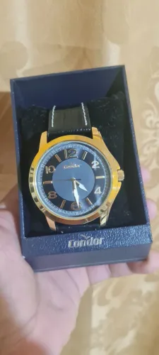Relógio Condor, pulseira de couro