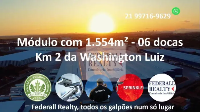 Aluguel galpão Business Centers Duque de Caxias