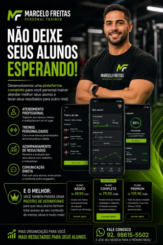 Criação de Plataforma para Personal Trainer