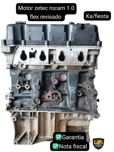 Motor fiesta 1.0 flex zetec rocam revisado 