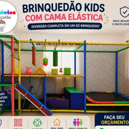 Brinquedao completo para restaurante e residência.  Kidplay
