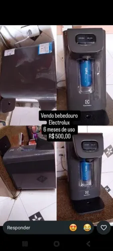 Vende-se bebedouro electrolux