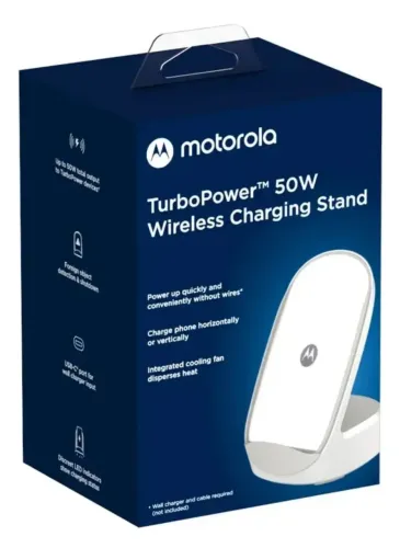 Carregador Motorola Wireless Turbo 50w - Motorola Signature