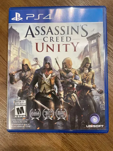 Dois jogos ps4 assassins creed unity / the last of us