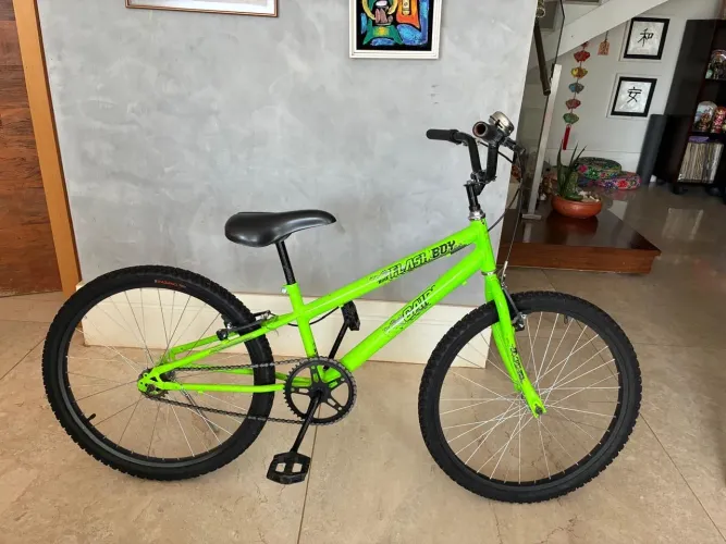 Bicicleta cairu Aro 24 Flash Boy Mtb Rebaixada - Verde