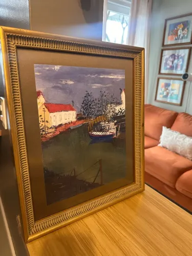Quadro moldura com vidro
