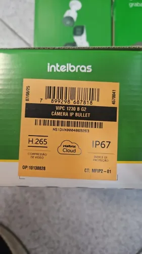 Câmeras De Segurança Poe Vipc 1230 B G2 Intelbras Cor Branco