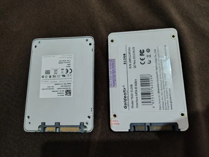 Ssd 512 gigas e 256