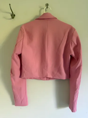 Blazer cropped So Cute rosa 38 Barbie
