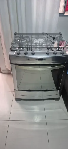 Fogão de Piso 5 Bocas Brastemp.