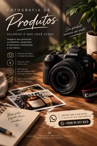 Fotografia profissional de produtos