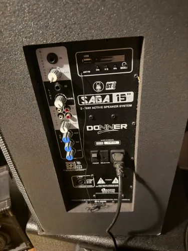 Caixas de som ativas dooner saga 15 polegadas