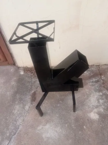 Fogão a lenha portátil