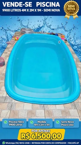 Piscina semi nova