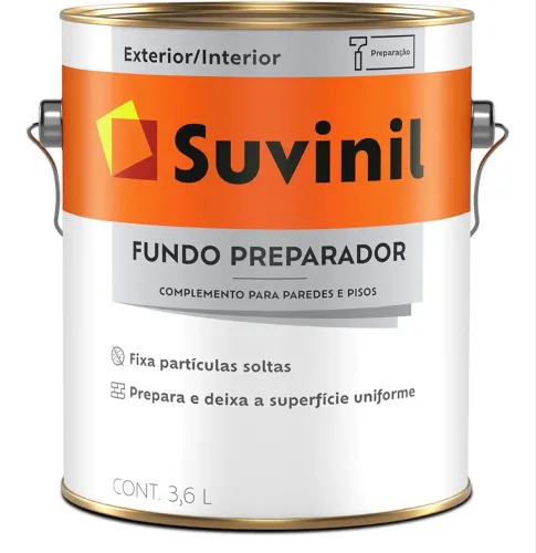 Tinta esmalte e fundo preparador