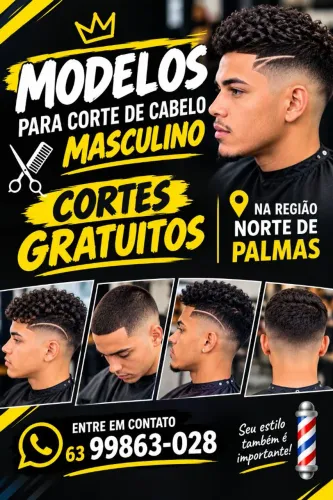 Corte de cabelo grátis 