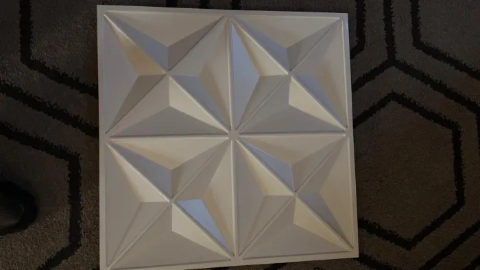 100 Placas decorativas 3D pvc 60x60cm