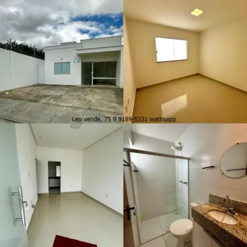 Leo vende, casa bairro Sim, 3|4 sendo uma suíte.