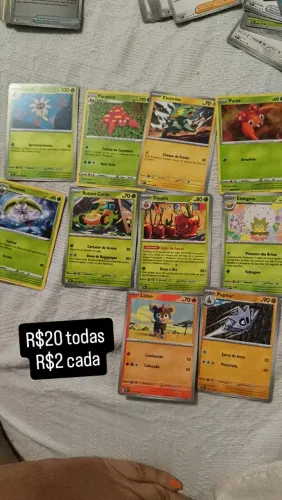 20 Cartas Pokemon