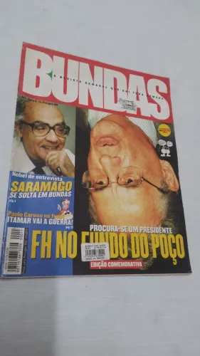 Revista Bundas - Ano 1 - Número 11 - Agosto 1999 - Editora Pererê