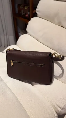 BOLSA COACH SOFT TABBY MARROM
