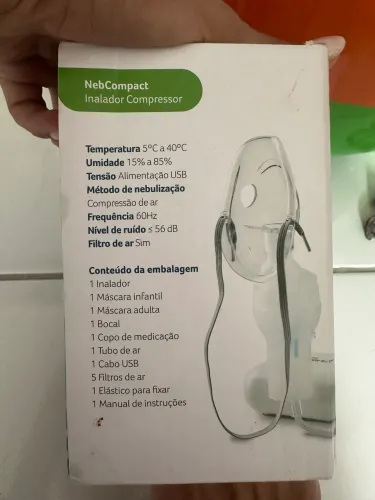 Nebulizador semi novo 
