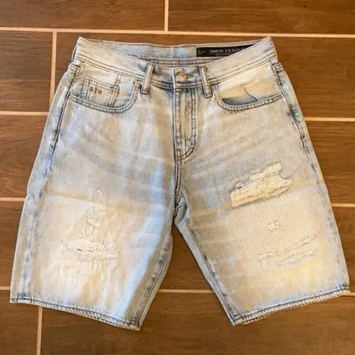 bermuda jeans masculina armani exchange 