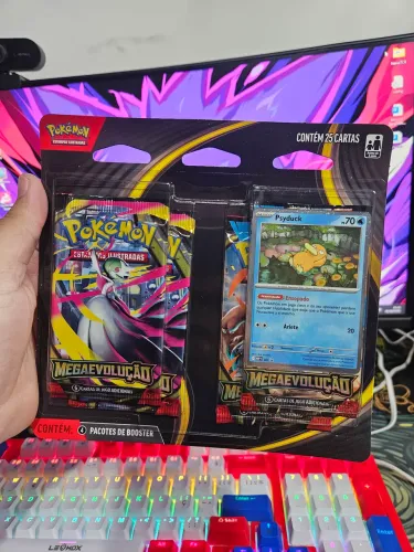 Blister Quádruplo Mega Evolução Pokémon TCG