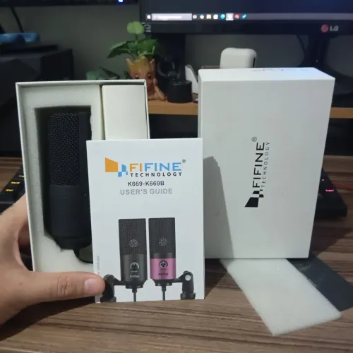 Microfone Gamer Fifine K669 (Preto)