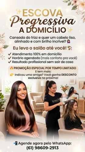 ESCOVA PROGRESSIVA A DOMICÍLIO 