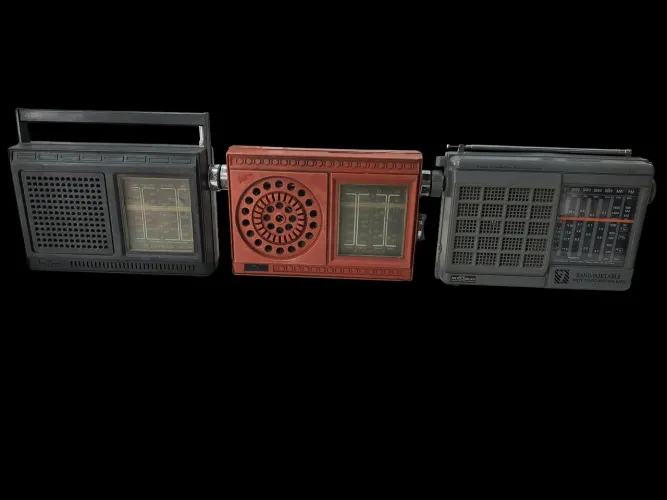 Lote de 3 rádio portátil*testado*