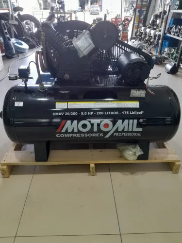 COMPRESSOR DE AR MOTOMIL CMAV-20/200 - 175LBS 5,0HP