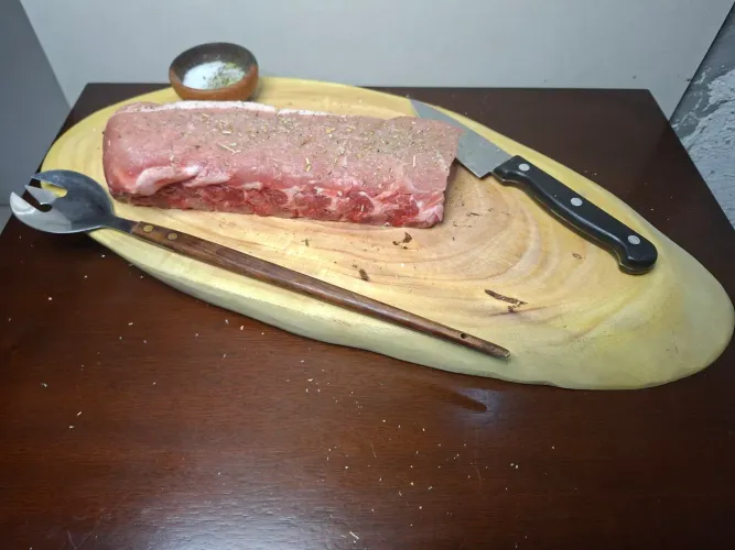 Tábua de Carnes e Decoração Madeira Maciça