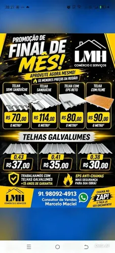 Telha isotérmica