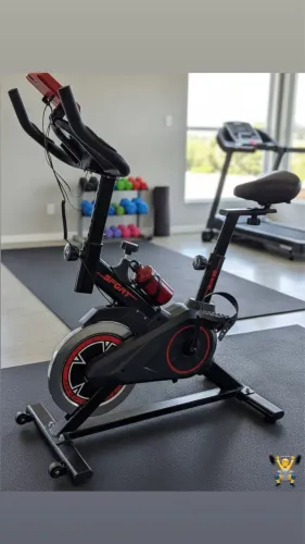Bicicleta ergometrica bike spinning silenciosa