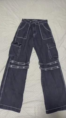 Calça Cargo Pangeia Preta