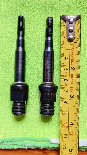 Par eixos rosca grossa para pedal esferado