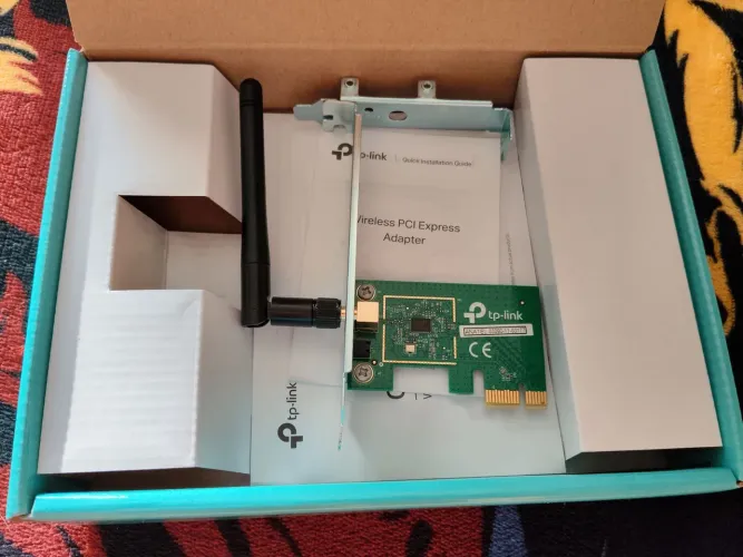 Placa de Rede Wireless TP-Link TL-WN781ND Na Caixa Completa